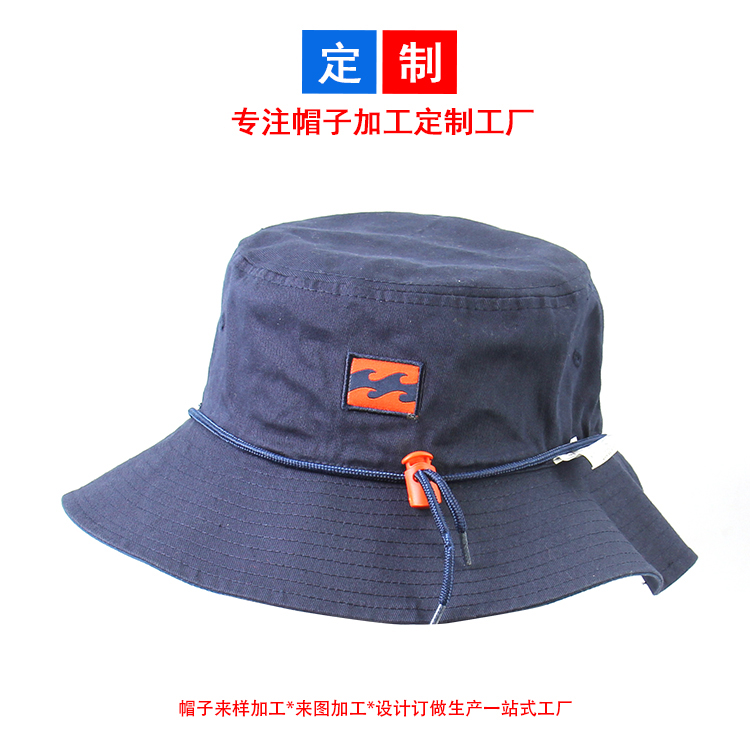 帶帽繩漁夫帽定制加工